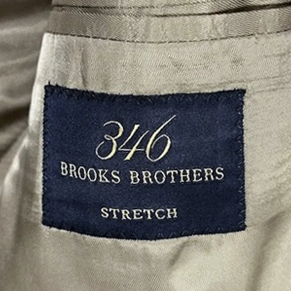 NEW Brooks Brothers Dartmouth Sportcoat!  Classic Tan  Stretch Cotton  2 Button